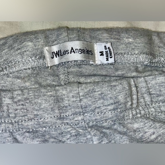 JW Los Angeles embroidered light grey leggings s/M - Picture 5 of 9